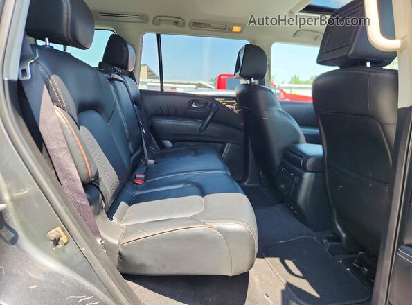 JN8AY2NC5H9512702 2017 NISSAN ARMADA Gray Вид задньої частини салону