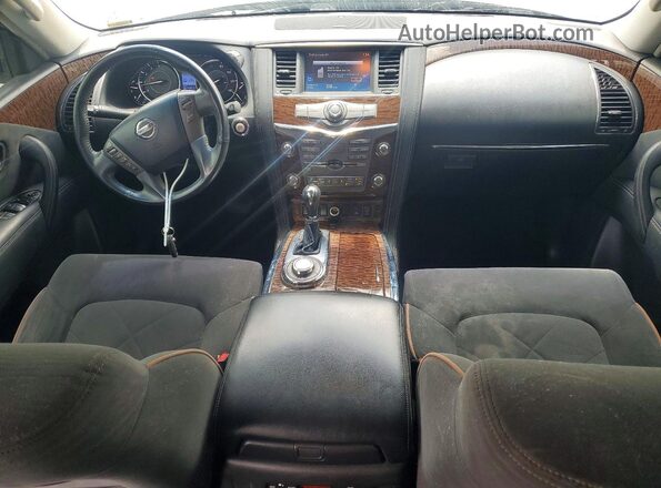 JN8AY2NC7H9510367 2017 NISSAN ARMADA Gray Dashboard view