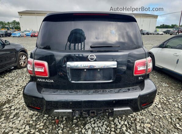 JN8AY2NC8KX511465 2019 NISSAN ARMADA Black Widok z tyłu