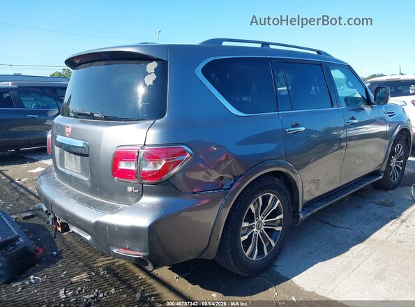 JN8AY2NC9K9582257 2019 NISSAN ARMADA Gray Հետևի աջ