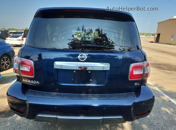 JN8AY2NC9L9620328 2020 NISSAN ARMADA Синий Вид сзади