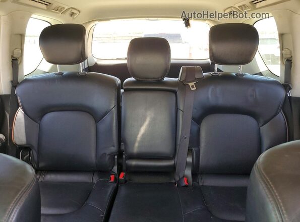 JN8AY2ND2J9052137 2018 NISSAN ARMADA Black Widok tylnych siedzeń