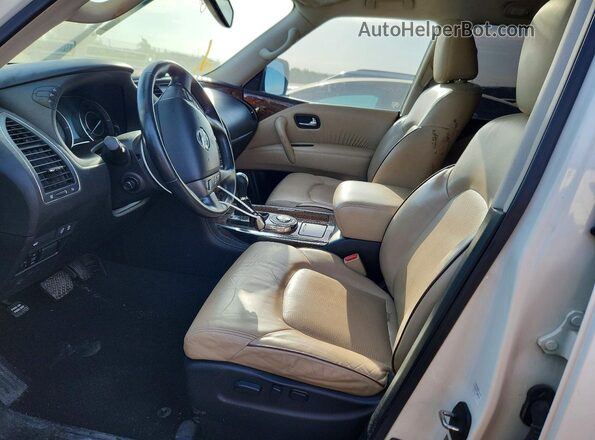 JN8AY2ND2K9085771 2019 NISSAN ARMADA White Вид салону спереду