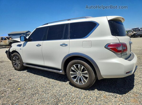 JN8AY2ND2LX015894 2020 NISSAN ARMADA White უკანა მარცხენა