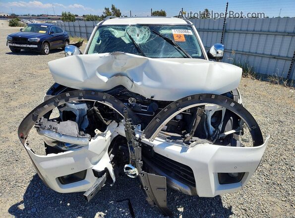 JN8AY2ND2LX015894 2020 NISSAN ARMADA White ძრავის განყოფილების ხედი
