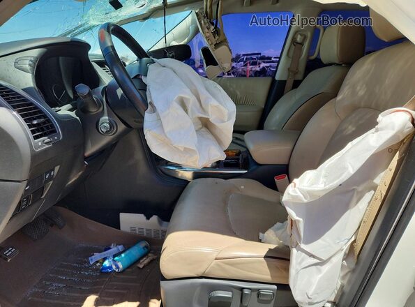 JN8AY2ND2LX015894 2020 NISSAN ARMADA White წინა სალონის ხედი