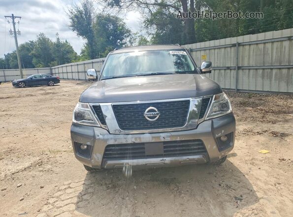 JN8AY2ND5KX009361 2019 NISSAN ARMADA Gray Դիմացի տեսք