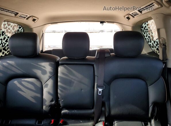 JN8AY2ND5KX009361 2019 NISSAN ARMADA Gray Հետևի նստատեղերի տեսք