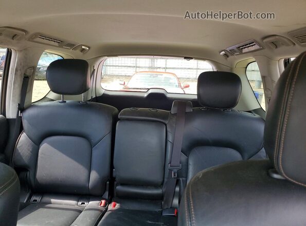 JN8AY2ND7K9086849 2019 NISSAN ARMADA Brown უკანა სავარძლების ხედი