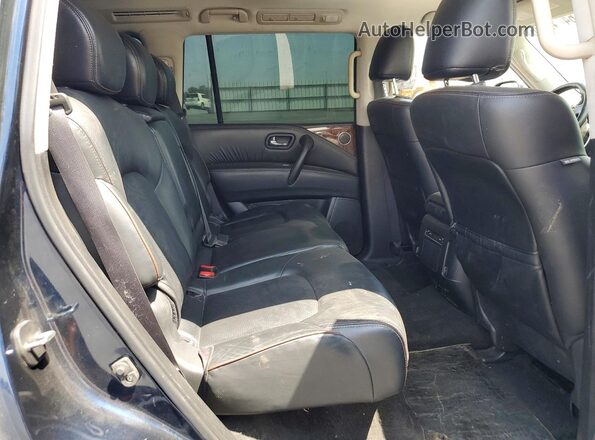 JN8AY2ND7LX017365 2020 NISSAN ARMADA Blue Vista interior trasera