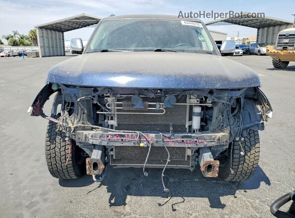 JN8AY2ND7LX017365 2020 NISSAN ARMADA Blue Vista frontal