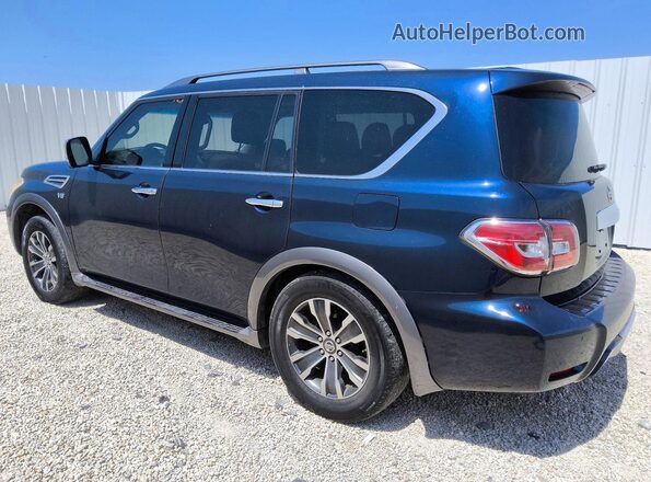 JN8AY2ND8H9003759 2017 NISSAN ARMADA Blue Tył lewy