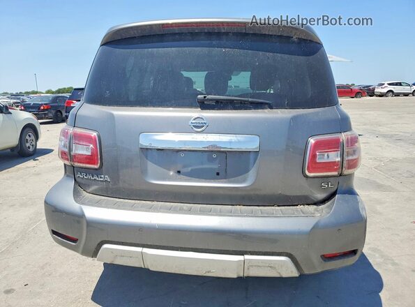 JN8AY2ND8JX001091 2018 NISSAN ARMADA Серый Вид сзади
