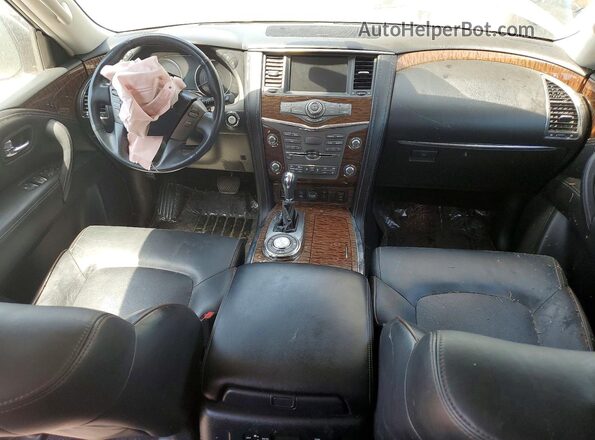 JN8AY2ND8JX001091 2018 NISSAN ARMADA Серый Вид панели приборов