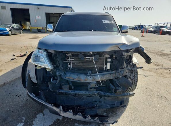 JN8AY2ND9L9107069 2020 NISSAN ARMADA Серый Вид спереди