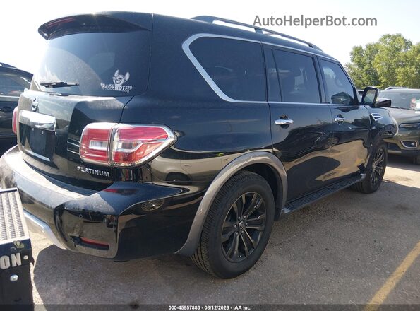 JN8AY2NE0H9707964 2017 NISSAN ARMADA Black უკანა მარჯვენა