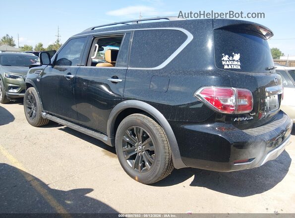 JN8AY2NE0H9707964 2017 NISSAN ARMADA Black უკანა მარცხენა