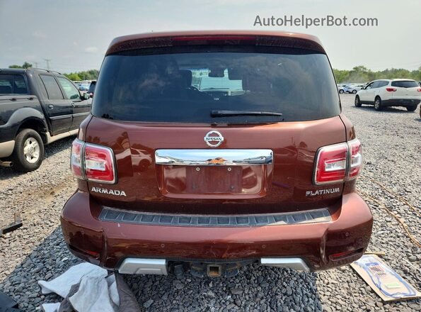 JN8AY2NE3H9701365 2017 NISSAN ARMADA Orange უკანა ხედი