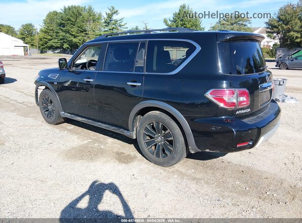 JN8AY2NE3H9705819 2017 NISSAN ARMADA Черный Задняя левая четверть