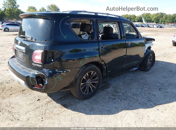JN8AY2NE3H9705819 2017 NISSAN ARMADA Черный Задняя правая четверть