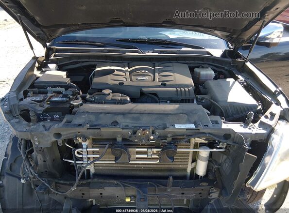 JN8AY2NE3H9705819 2017 NISSAN ARMADA Черный Вид сзади
