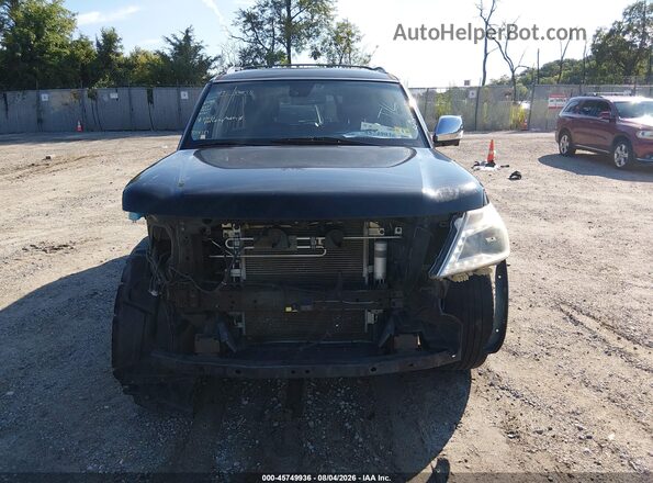 JN8AY2NE3H9705819 2017 NISSAN ARMADA Черный Вид задней части салона