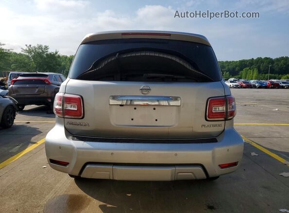 JN8AY2NE3H9706047 2017 NISSAN ARMADA Серебряный Вид сзади