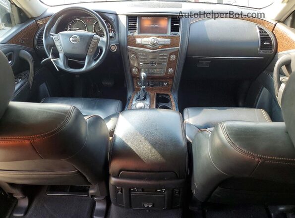 JN8AY2NE3H9706047 2017 NISSAN ARMADA Серебряный Вид панели приборов