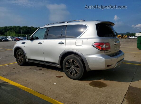 JN8AY2NE3H9706047 2017 NISSAN ARMADA Серебряный Задняя левая четверть