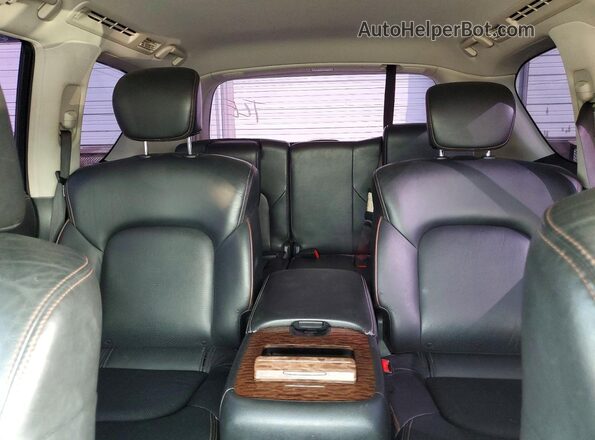 JN8AY2NE3H9706047 2017 NISSAN ARMADA Серебряный Вид задних сидений