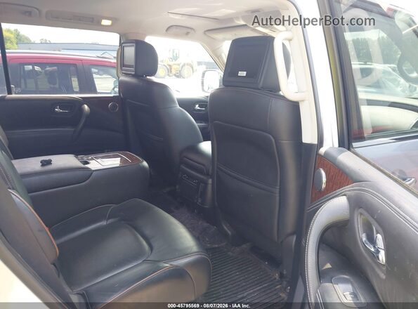 JN8AY2NE3J9734100 2018 NISSAN ARMADA Silver Vista de la etiqueta del VIN