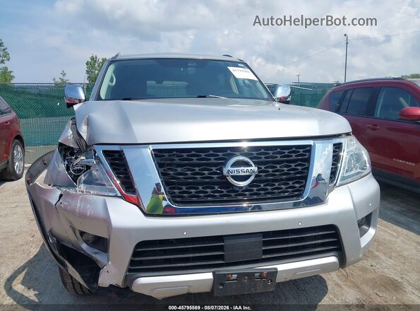 JN8AY2NE3J9734100 2018 NISSAN ARMADA Silver Vista del cuadro de instrumentos