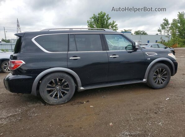 JN8AY2NE7H9704821 2017 NISSAN ARMADA Black Tył prawy