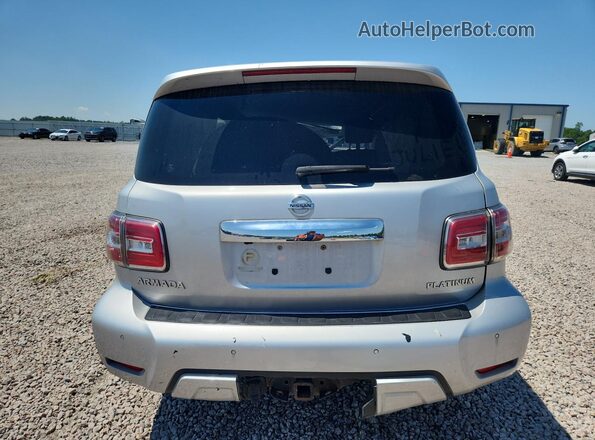 JN8AY2NE8H9705413 2017 NISSAN ARMADA Silver უკანა ხედი