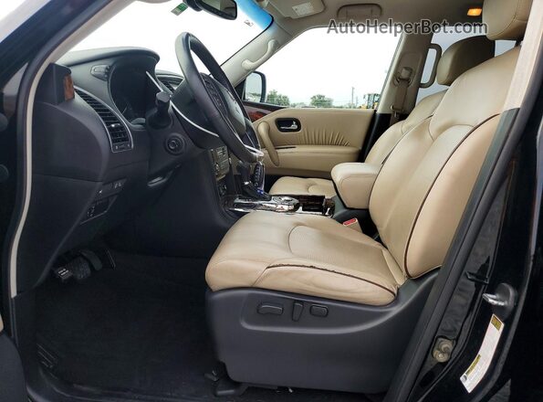 JN8AY2NF2H9304609 2017 NISSAN ARMADA Black Սալոնի դիմացի տեսք