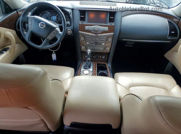 JN8AY2NF2H9304609 2017 NISSAN ARMADA Black Առջևի վահանակի տեսք