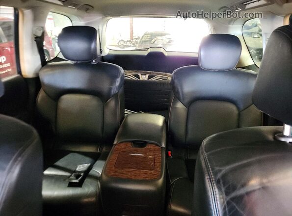 JN8AY2NF3H9300066 2017 NISSAN ARMADA Черный Вид задней части салона