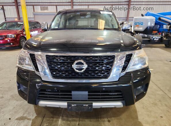 JN8AY2NF3H9300066 2017 NISSAN ARMADA Черный Вид сзади