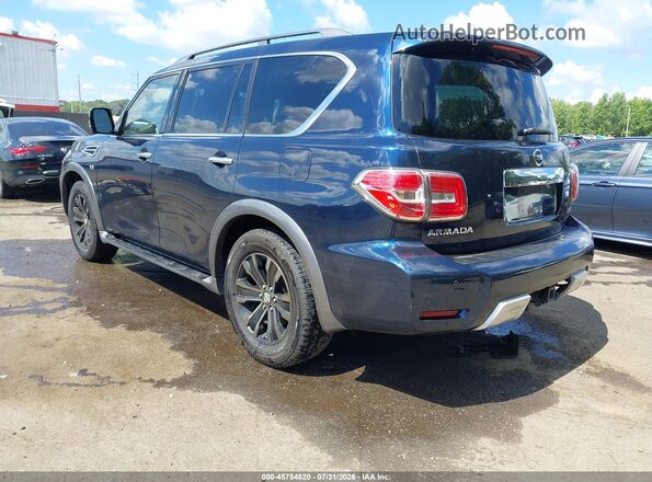 JN8AY2NF3H9301766 2017 NISSAN ARMADA Blue Trasero izquierdo
