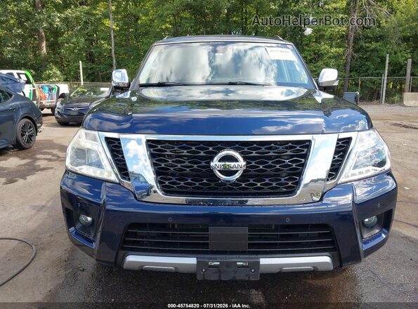 JN8AY2NF3H9301766 2017 NISSAN ARMADA Blue Vista del cuadro de instrumentos
