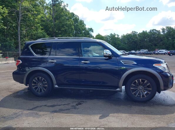 JN8AY2NF3H9301766 2017 NISSAN ARMADA Blue Vista interior trasera