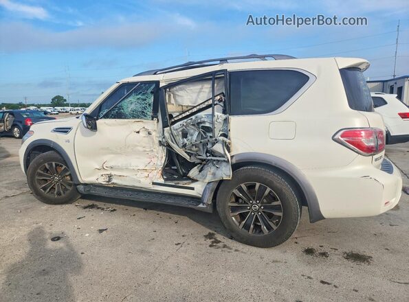 JN8AY2NF4J9330991 2018 NISSAN ARMADA White Trasero izquierdo