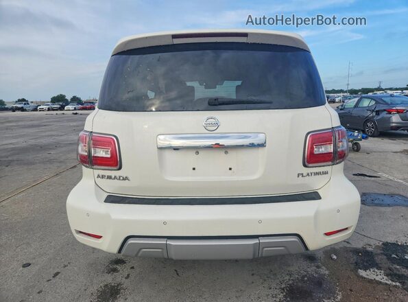 JN8AY2NF4J9330991 2018 NISSAN ARMADA White Vista trasera