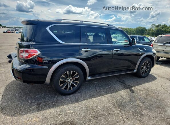 JN8AY2NF5H9301493 2017 NISSAN ARMADA Black უკანა ხედი