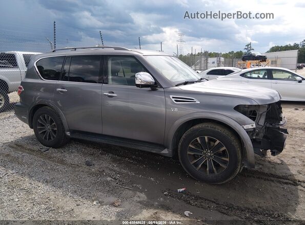 JN8AY2NF5J9330109 2018 NISSAN ARMADA Gray Vista interior trasera