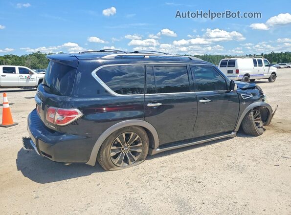 JN8AY2NF6H9303687 2017 NISSAN ARMADA Черный Задняя правая четверть