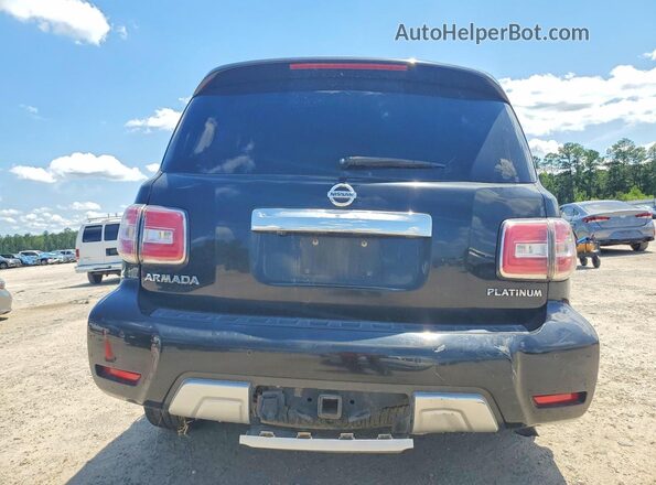 JN8AY2NF6H9303687 2017 NISSAN ARMADA Черный Вид сзади