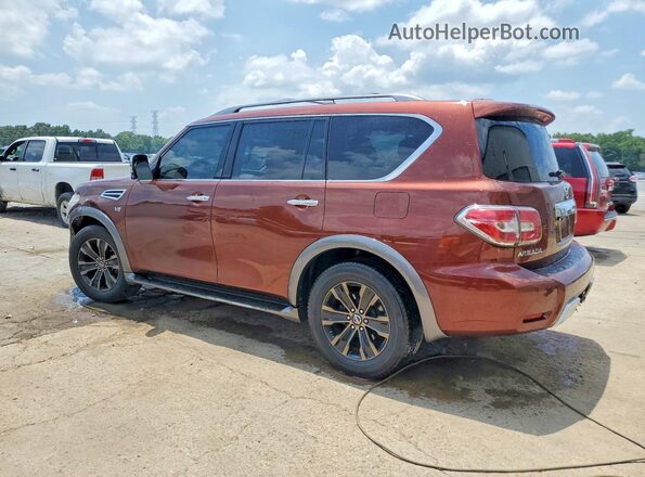 JN8AY2NF8H9300709 2017 NISSAN ARMADA Burgundy Tył lewy