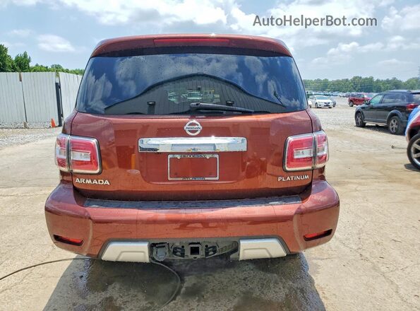 JN8AY2NF8H9300709 2017 NISSAN ARMADA Burgundy Widok z tyłu
