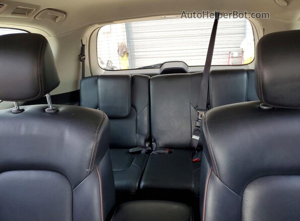 JN8AY2NF8H9300709 2017 NISSAN ARMADA Burgundy Widok tylnych siedzeń